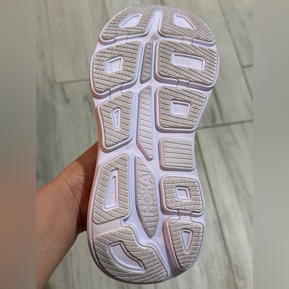 Hoka bondi 9 Running Starlight glow/starlight Women, Excellent Condition Sz 7 - Picture 8 of 9